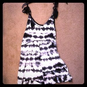 Super cute tie dye romper